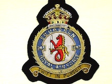 243 Squadron RAF KC blazer badge - Click Image to Close